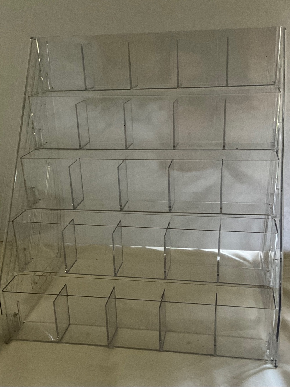 Clear Multi-Tier Acrylic Organizer Display Shelf - Home Storage & Organization